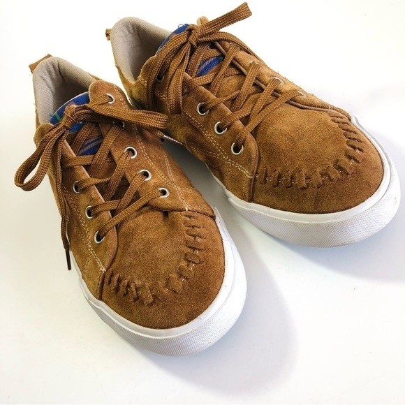 REBA by Justin Oakie Suede Moc Toe Sneakers - Picture 4 of 15